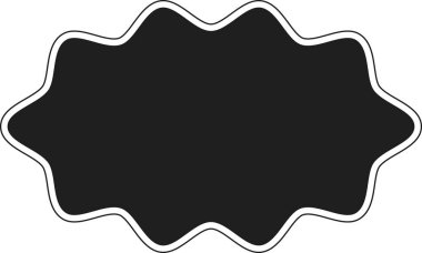 Güneş patlaması rozeti 10 dalga yıldız patlaması tanıtım çıkartması