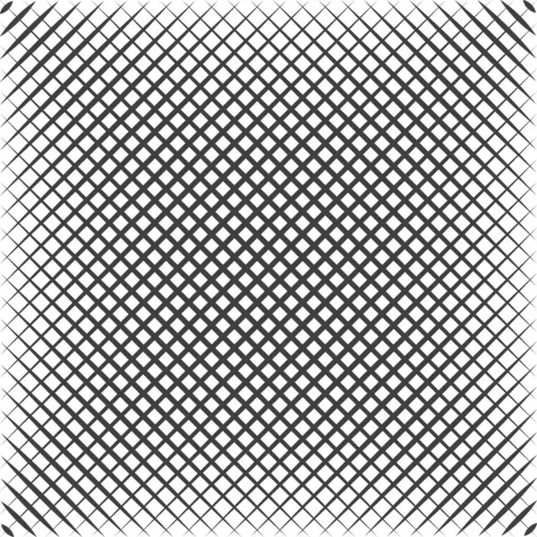 Schwarzes Quadrat Mit Grauem Raster Diagonale Streifen Diagonales Raster — Stockfoto