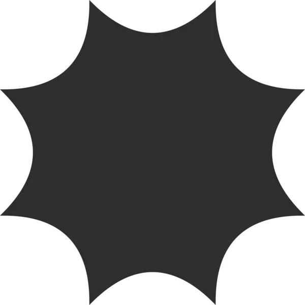 Λάμψη Αστέρι Λάμψη Έκρηξη Sunburst Αυτοκόλλητο Σήμα Πρότυπο Σχήμα — Φωτογραφία Αρχείου