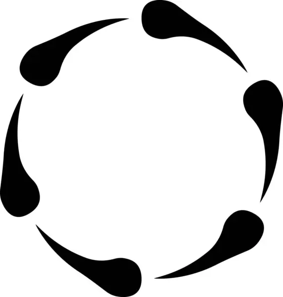 Ikony Koncepce Rotace Torze Vektorové Kruhy Recyklace Obnova — Stock fotografie