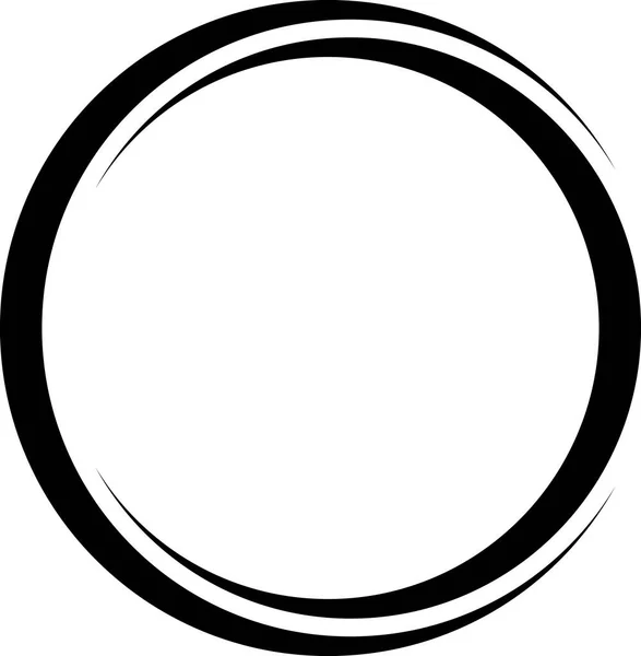 Okrągłe Ramki Geometrycznym Wzorem Ramki — Zdjęcie stockowe