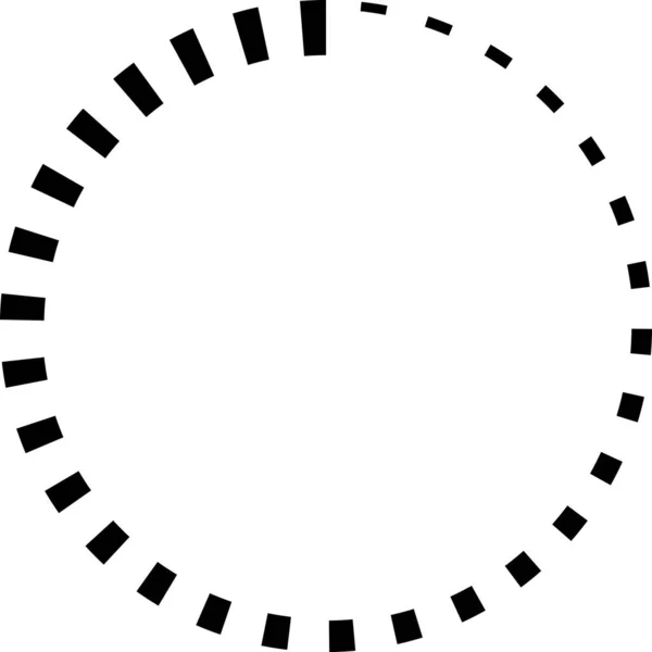 円のロゴカウントダウン周辺のストライプ — ストック写真