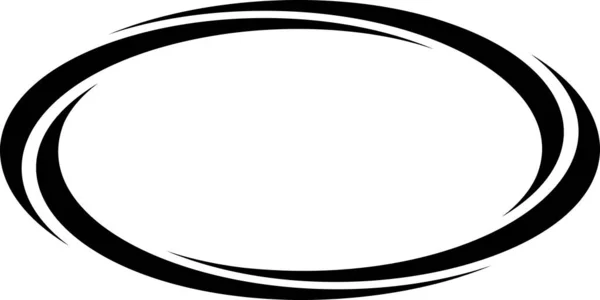 Ovale Ellipsenförmige Bannerrahmen Grenzen — Stockfoto