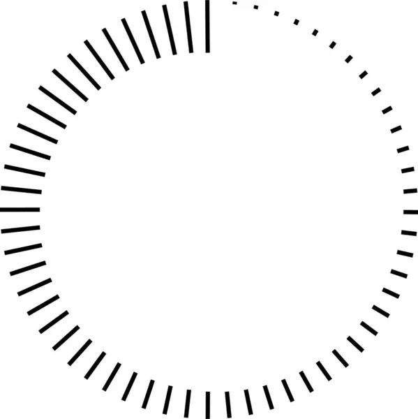Strisce Intorno Conto Alla Rovescia Logo Cerchio — Foto Stock