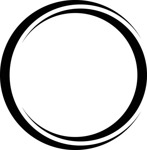 Okrągłe Ramki Geometrycznym Wzorem Ramki — Zdjęcie stockowe