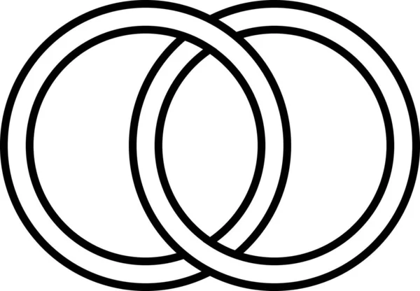 Μοτίβα Συνυφασμένα Δαχτυλίδια Λογότυπο Τατουάζ Πλεξιγκλάς Κύκλους Συνυφασμένη — Φωτογραφία Αρχείου