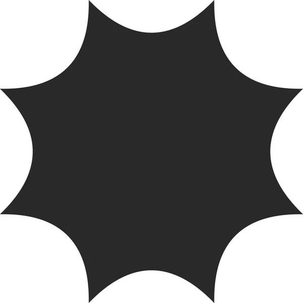 Λάμψη Αστέρι Λάμψη Έκρηξη Sunburst Αυτοκόλλητο Σήμα Πρότυπο Σχήμα — Φωτογραφία Αρχείου