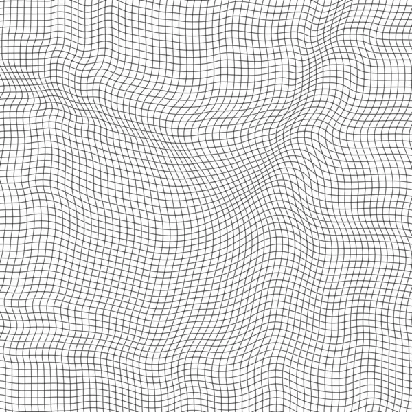 三维波状网格曲率平面网格空间 — 图库照片