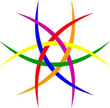 Logo LGBT topluluğu, paraflar lezbiyen, gey, biseksüel, transseksüel geçit töreni