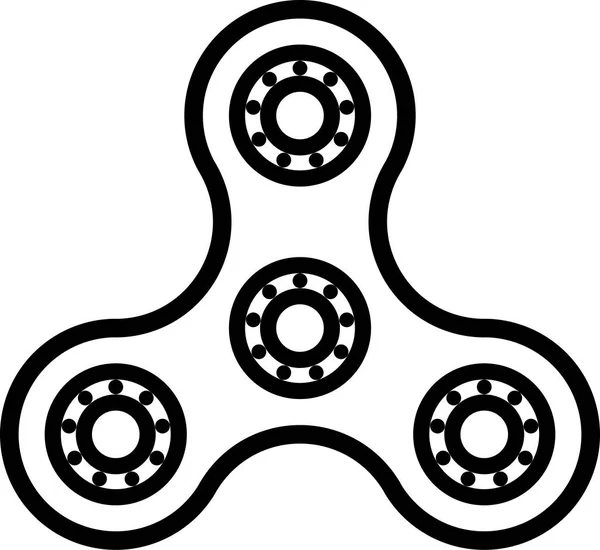 Homemade Spinner Out Bearings Vector Spinner Means Helping People Autism — Stock Photo, Image