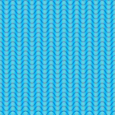 3 boyutlu kusursuz desen. Su dalgası. Basit nehir dalgaları.