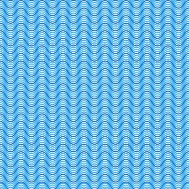 3 boyutlu kusursuz desen. Su dalgası. Basit nehir dalgaları.