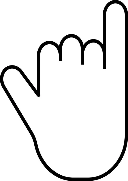 Жесты Пальцы Руки Ладони Иконы Указатели Средний Жест Пальца — стоковое фото