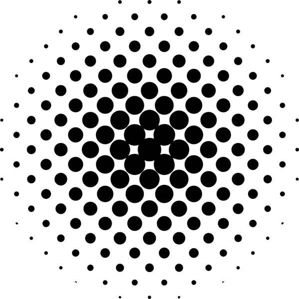 Půltónové Kruhy Velikosti Kruhů Gradace Tečka Pop Art Vzor — Stock fotografie