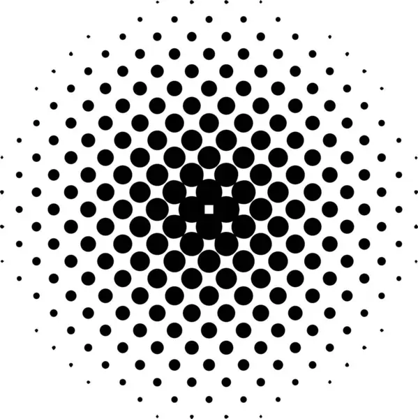 Halftone Cirkels Grootte Cirkels Gradaties Dot Pop Art Patroon — Stockfoto