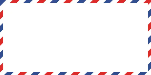 Carta Del Sobre Del Marco Del Correo Aéreo Correo Postal —  Fotos de Stock