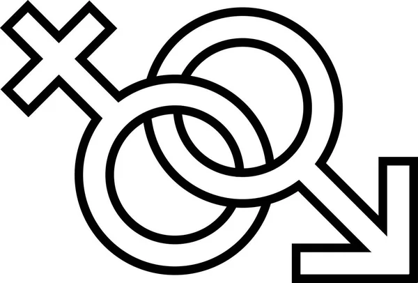 Male female symbol gender relations between man woman sex