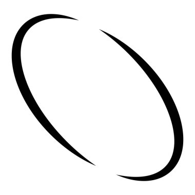 Oval vuruş eğrisi satışı için fiyat etiketi biçimi