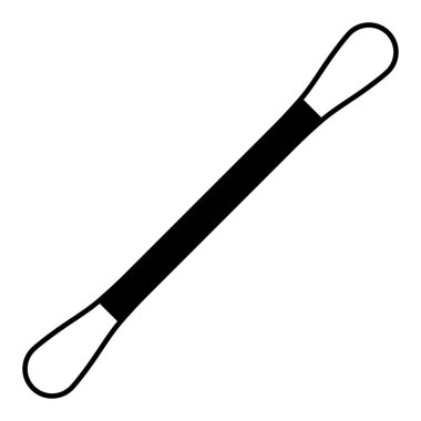 Kulak temizleme çubuğu için ikon pamuk çubuğu