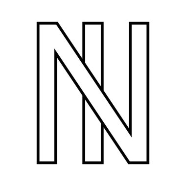 Logo işareti ni, simge çift harfli logoti n i