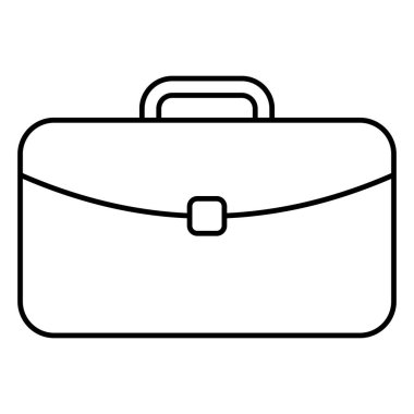 Portföy simgesi çanta, içinde belgeler olan portföy valizi.