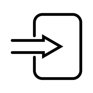 Basit doğrusal yapıştırıcı simgesi, belge bilgisi yapıştır verisi