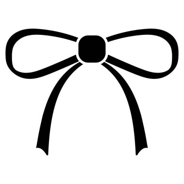 Şık papyon ikonu papyon giysi aksesuarı