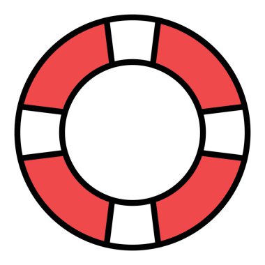 Gemi enkazı durumunda güvenli seyir için gemiden can simidi.