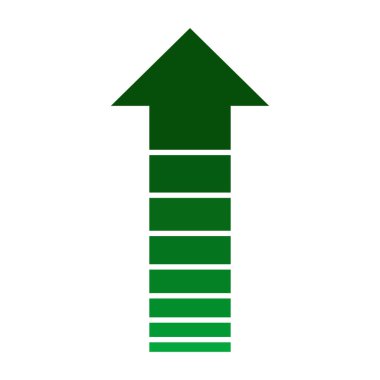 Green Upward Arrow Gradyanı Ekonomik büyüme ve refahı engelliyor