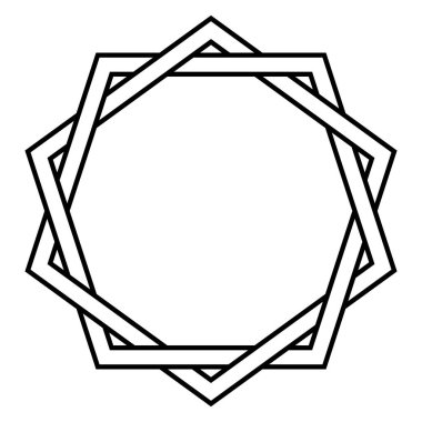 Basit Özetle Karmaşık Siyah Altıgen Düğümü, Geometrik Düzen