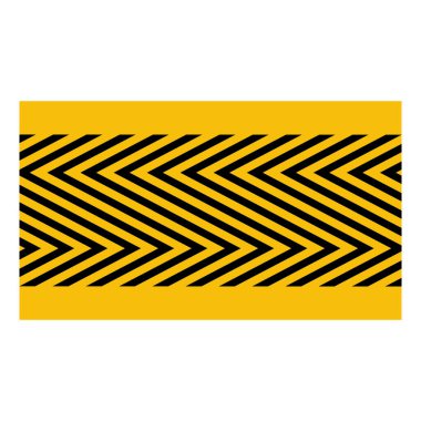 Siyah ve sarı uyarı hattı çizgili dikdörtgen uyarı güvenlik tehlikesi