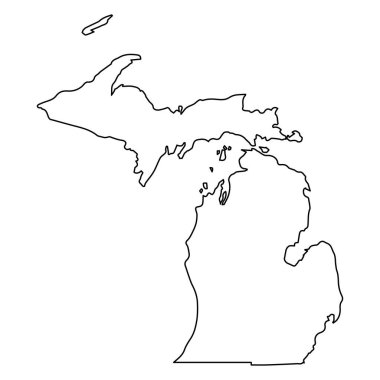 Michigan Eyaleti Dış Hatları, Siyah ve Beyaz Yarımadaları