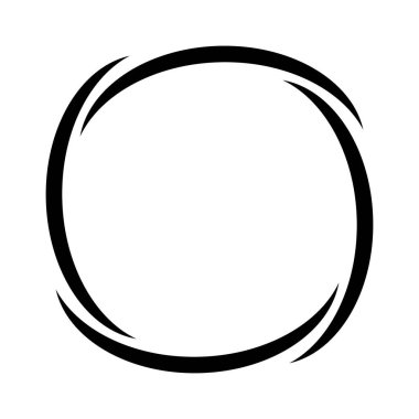 Dinamik Sarmal sıvı dönüş efektiyle dönen Siyah Çember