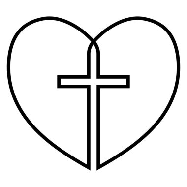 İçinde basit siyah bir kalp çizgisi var. İnancı ve maneviyatı temsil ediyor.