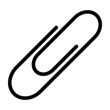 Ataş ofis konsepti, Kağıt Kıskacı Simge Basit Sembol Ekleme Örgütü