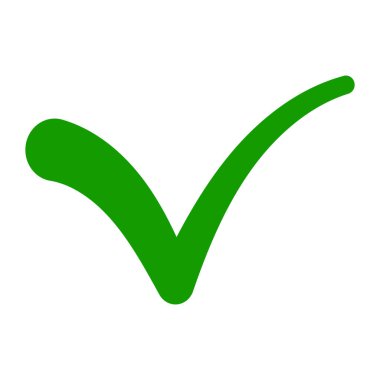 Yeşil Kontrol İşaretleme Simgesi Onayı, İşaretleme Simgesi Onayı Başarı Doğrulaması