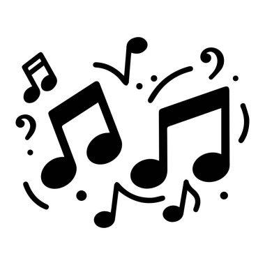 Eğlenceli, cesur notalar dinamik şekiller ve anlamlı ritim öğeleri.