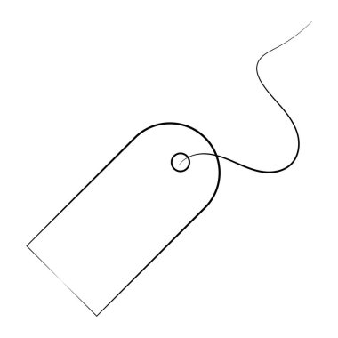 Zarif taslak etiketi, Eğri İfade ürünleri etiketli Price Tag