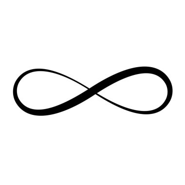 Sonsuzluğu, sürekliliği ve dengeyi temsil eden zarif sonsuzluk işareti.