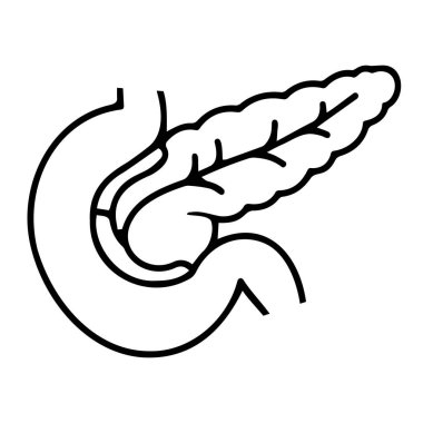 Çizgi Sanatı İnsan Midesi ve Pankreas Simgesi, Tıbbi İllüzyon