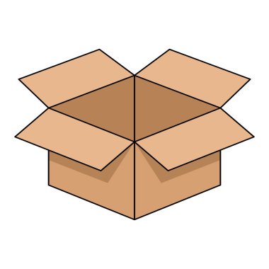 Karton kutuyu aç, paketleri boşalt ve nakliyeye hazır ol.