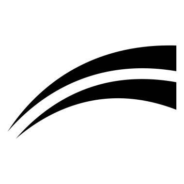 Dinamik Eğimli Çizgiler Soyut Hareket ve Akış Tasarım Elemanı