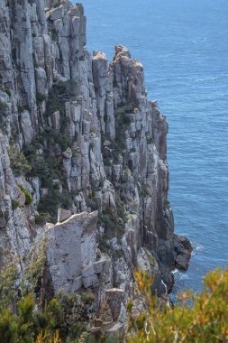 Breathtaking view of Cape Hauy Tasmania featuring rugged cliffs lush greenery and the vast ocean, Australia. High quality photo clipart