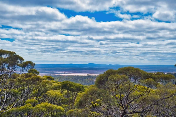 오스트레일리아 노르샨 바라본 전경은 나라를 가로질러 보인다 — 스톡 사진