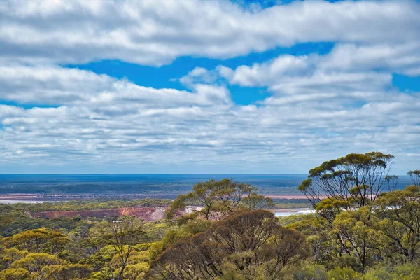 Πανοραμική Θέα Από Λόφο Beacon Στο Norseman Δυτική Αυστραλία Απέναντι — Φωτογραφία Αρχείου