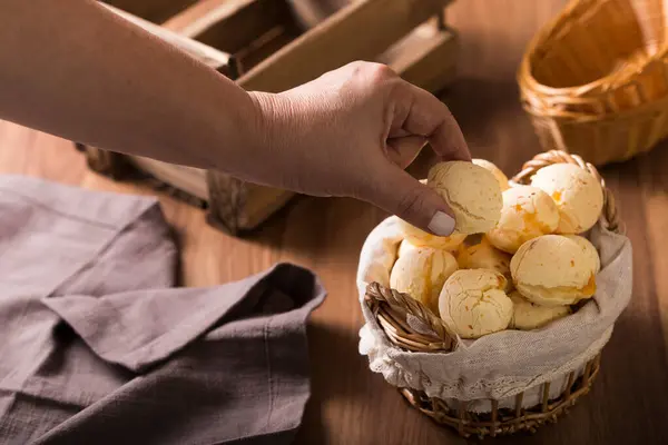 Sýrový Chléb Tradiční Brazilská Svačinka — Stock fotografie
