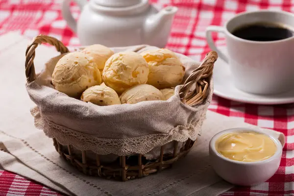 Chleb Serowy Tradycyjna Brazylijska Przekąska — Zdjęcie stockowe