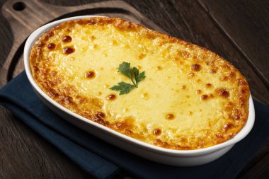Shepherd's Pie (escondidinho). Tipik Brezilya yemekleri..