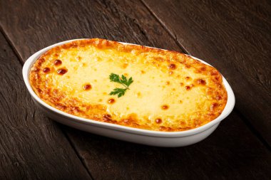 Shepherd's Pie (escondidinho). Tipik Brezilya yemekleri..