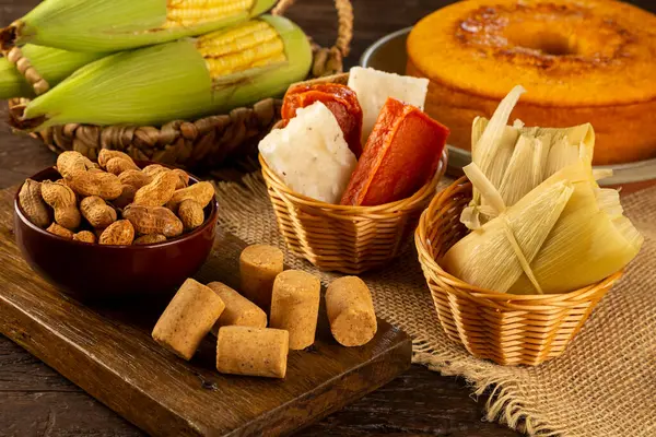 Typical Sweets Brazilian June Party — Stock Photo, Image
